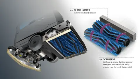Fimap Maxima 60 E/BT walk-behind scrubber – view 3