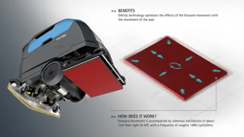 Fimap Maxima 60 E/BT walk-behind scrubber – view 4