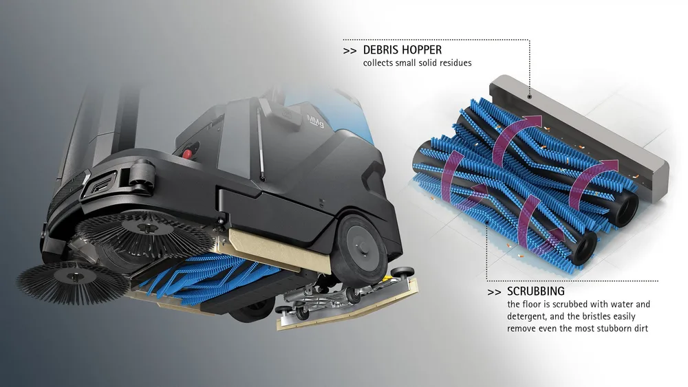Fimap MMg Orbital ride-on scrubber